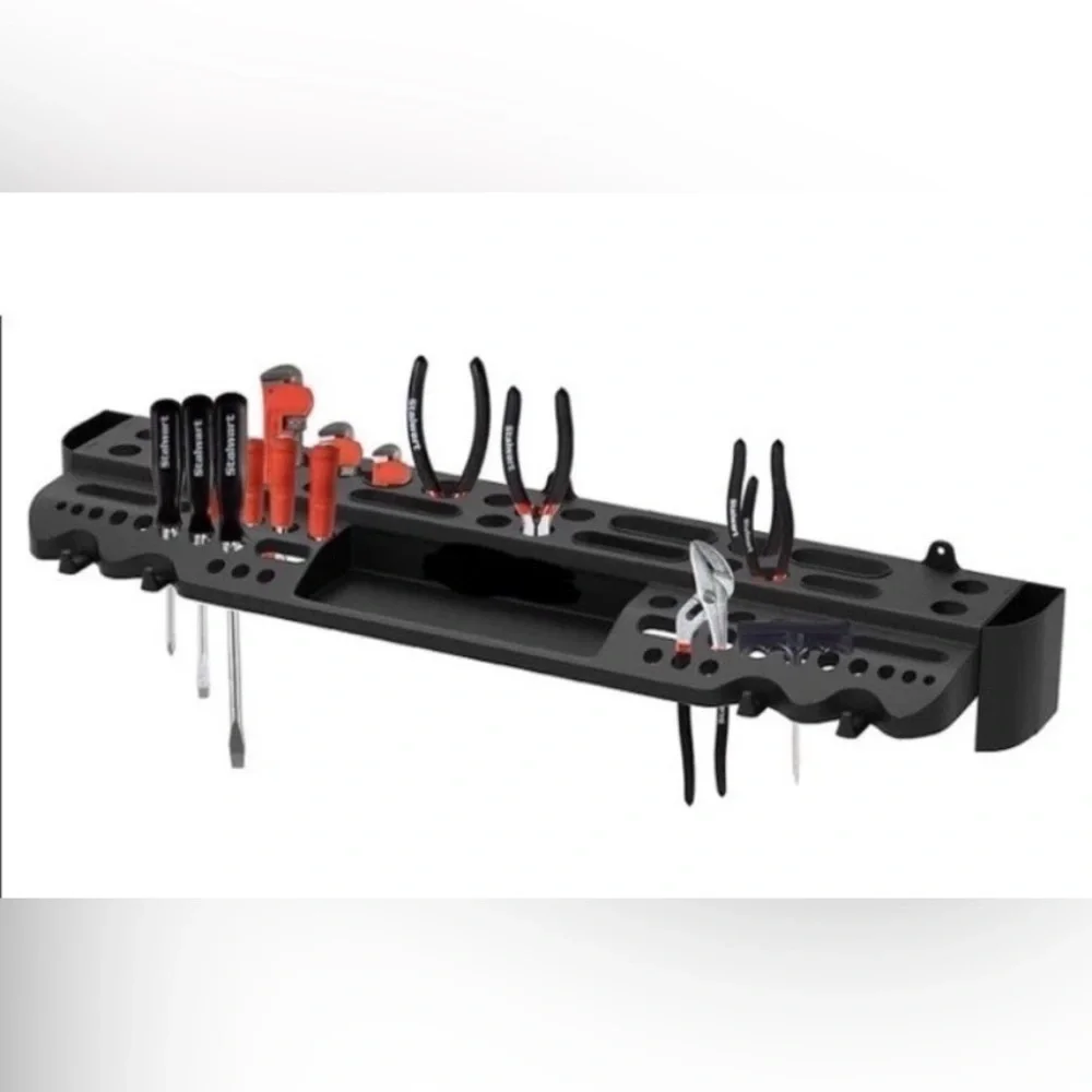 Tool Utility Storage Organizer 61 Slots, 4 Hooks, & 1 Compartment Men Unisex